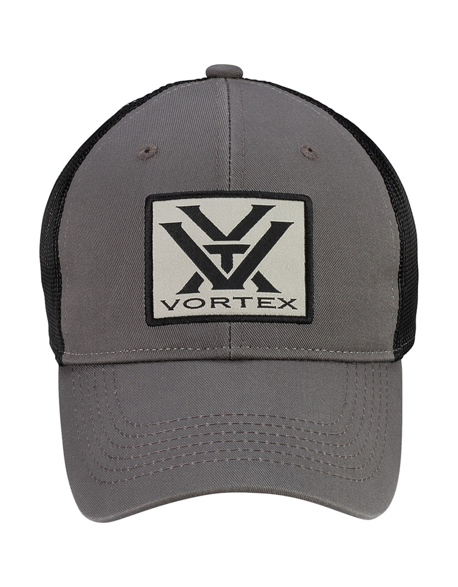 Vortex Vortex Cap: Pewter Patch Logo VT-220-34-CHR