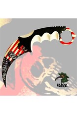 Plague Plague Karambit Knife 120 21DT002-75SWH Merica #2 Worth Fighting For