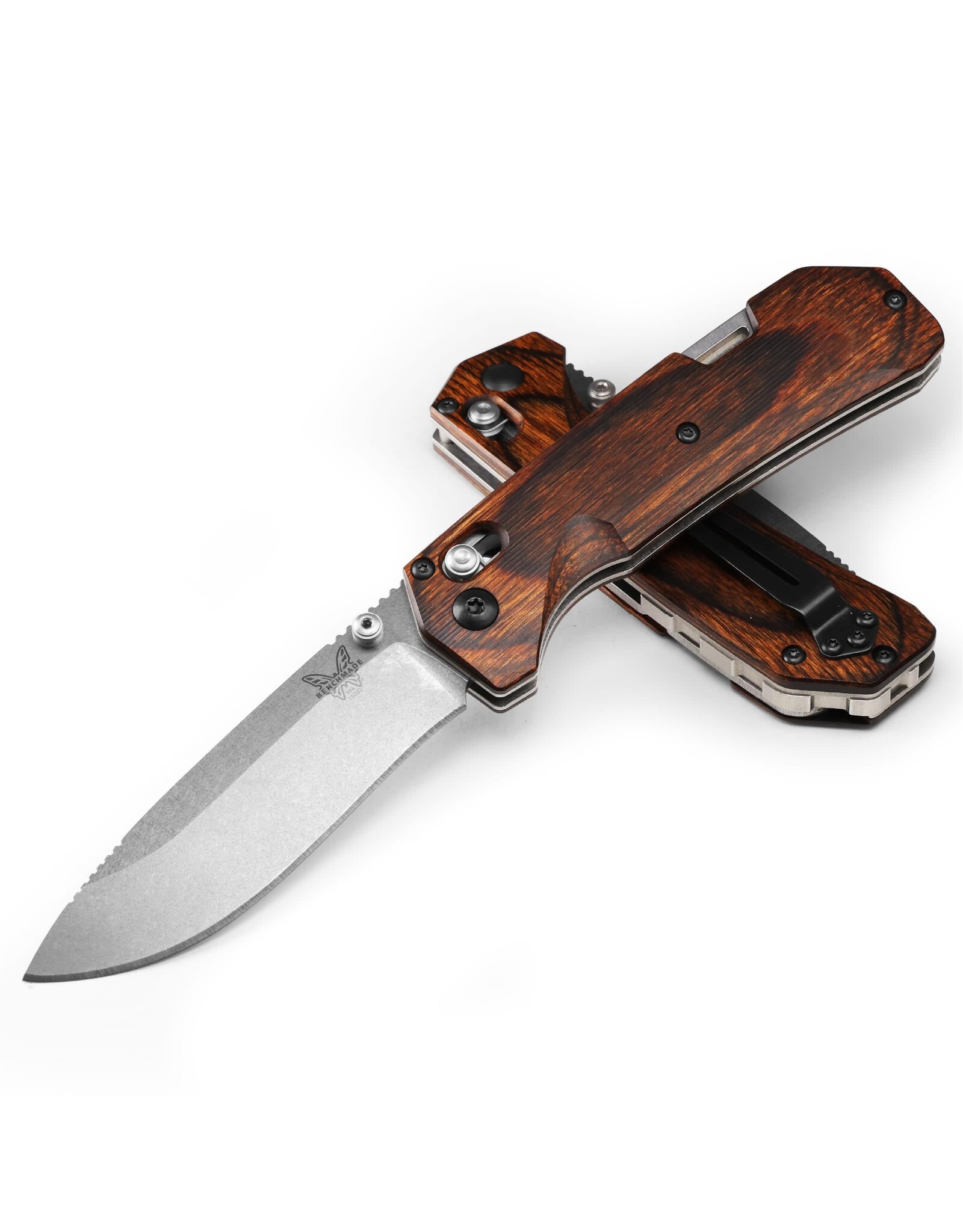 Benchmade Benchmade Grizzly Creek | Stabilized Wood | Drop-point 15062