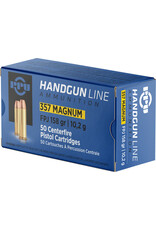 PPU PPU PPH357MF Pistol Ammo 357 Magnum FPJ 158gr