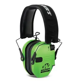 Walkers Walkers Razor Slim Electronic Muffs Hi-Viz Green GWP-RSEM-HVG