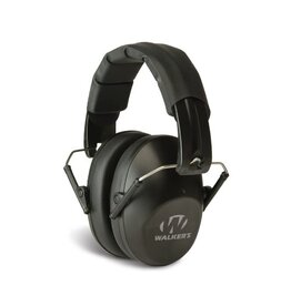 Walkers Walkers Pro Low Profile Passive Folding Muff, ANSI S3.19 Rated, Black GWP-FPM1