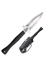 Cold Steel Cold Steel 49NDE Hide Out Fixed Blade Knife with Black Long Kray-Ex Handle