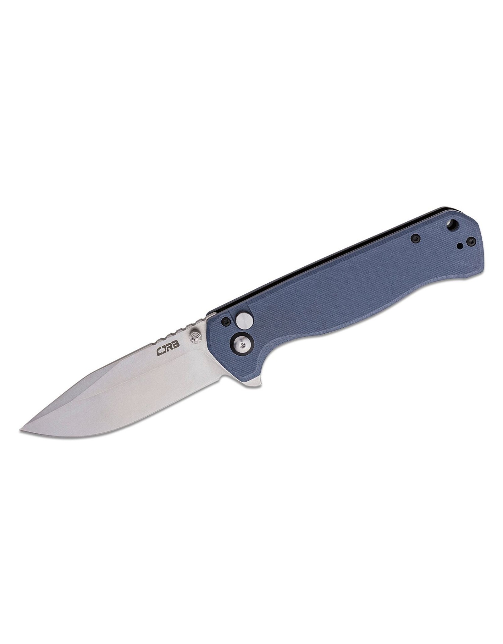 CJRB CJRB Cutlery Chord Flipper Knife 3.47" AR-RPM9 Stonewashed Clip Point Blade, Gray G10 Handles, Button Lock - J1927-GY
