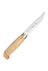 Marttiini Lynx 131 Curly Birch Handle 4.25" Stainless Blade Fixed Knife 131010C