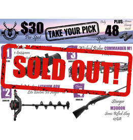 DRAW #1621 - Take Your Pick - Burris, StrikeMaster, Wicked Ridge OR Stoeger!