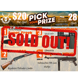 DRAW #1627 - Pick Your Prize - Benchmade, Canuck, Vortex OR Umarex!