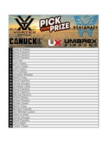 DRAW #1627 - Pick Your Prize - Benchmade, Canuck, Vortex OR Umarex!