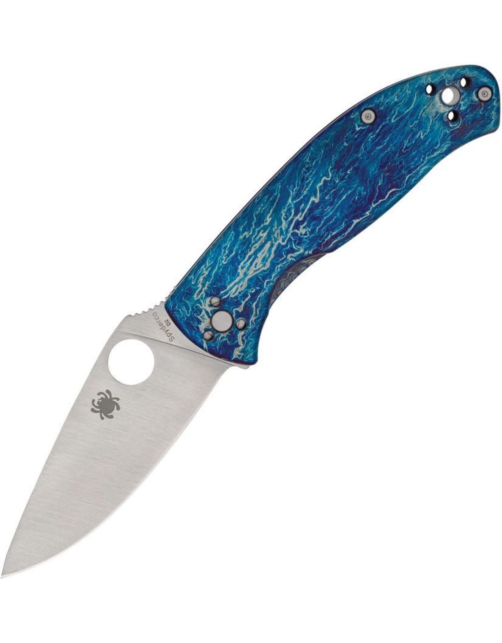 Spyderco Spyderco Tenacious R.I.L. Ti Blue C122TIBLD2P