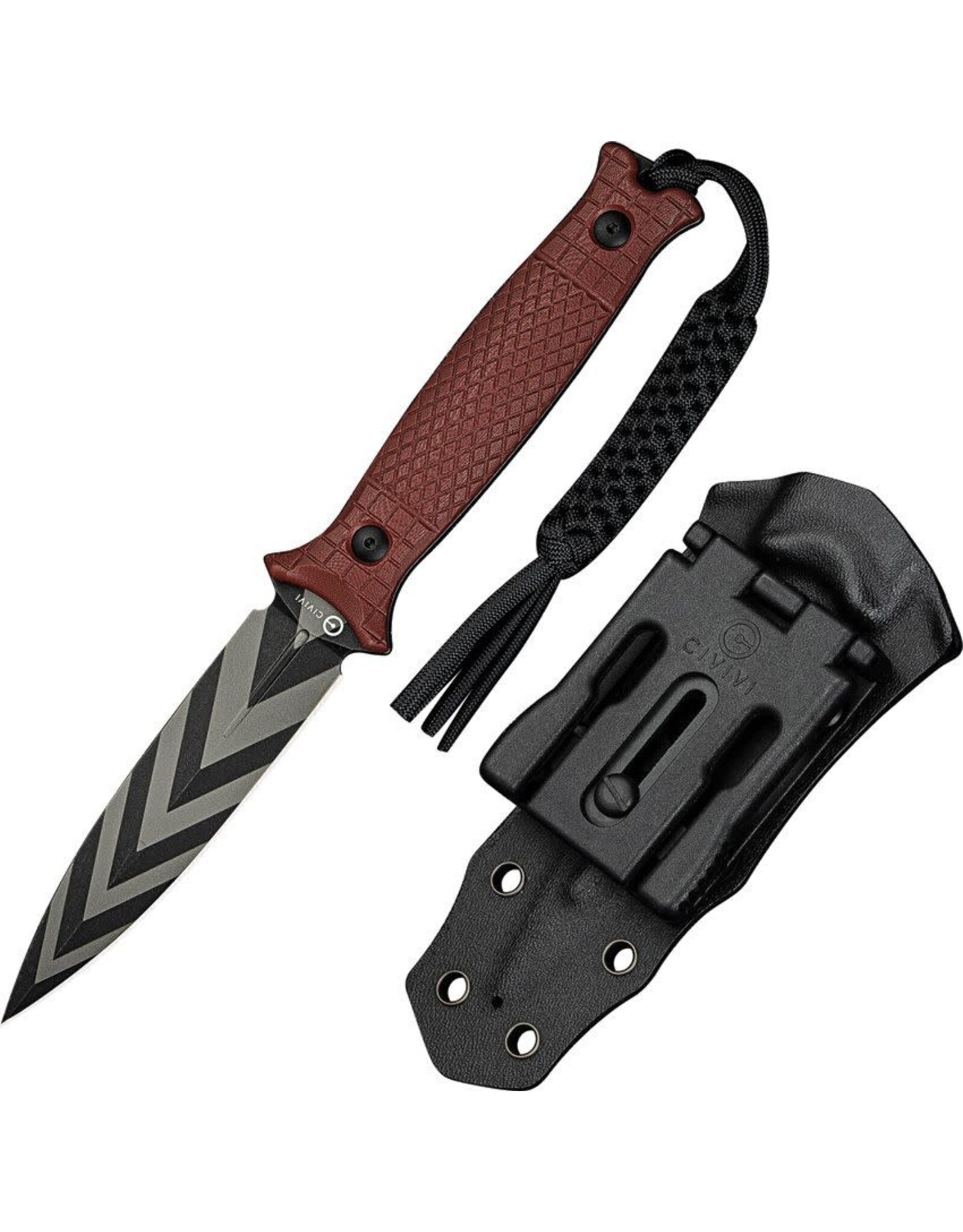 Civivi Civivi Perfrico Fixed Blade Burgundy C230263