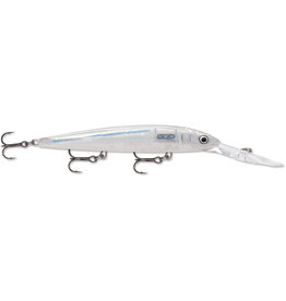 Rapala Rapala DHJ14GMN Deep Down Husky Jerk, Jerkbait, Suspending, Rattling, 10-20 Ft, #4 Hooks, Glass Minnow