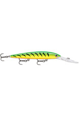 Rapala Rapala DHJ14FT Deep Down Husky Jerk, Jerkbait, Suspending, Rattling, 10-20 Ft, #4 Hooks, Firetiger