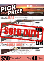 DRAW #1629 - Pick Your Prize - Marlin, Beretta OR Henry!