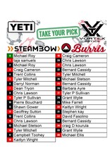 DRAW #1625 - Take Your Pick - Yeti, Steambow, Vortex OR Burris!