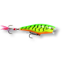 Rapala Rapala SP09FT Skitter Pop Topwater Lure, 3 1/2", 1/2 oz, Firetiger, Floating