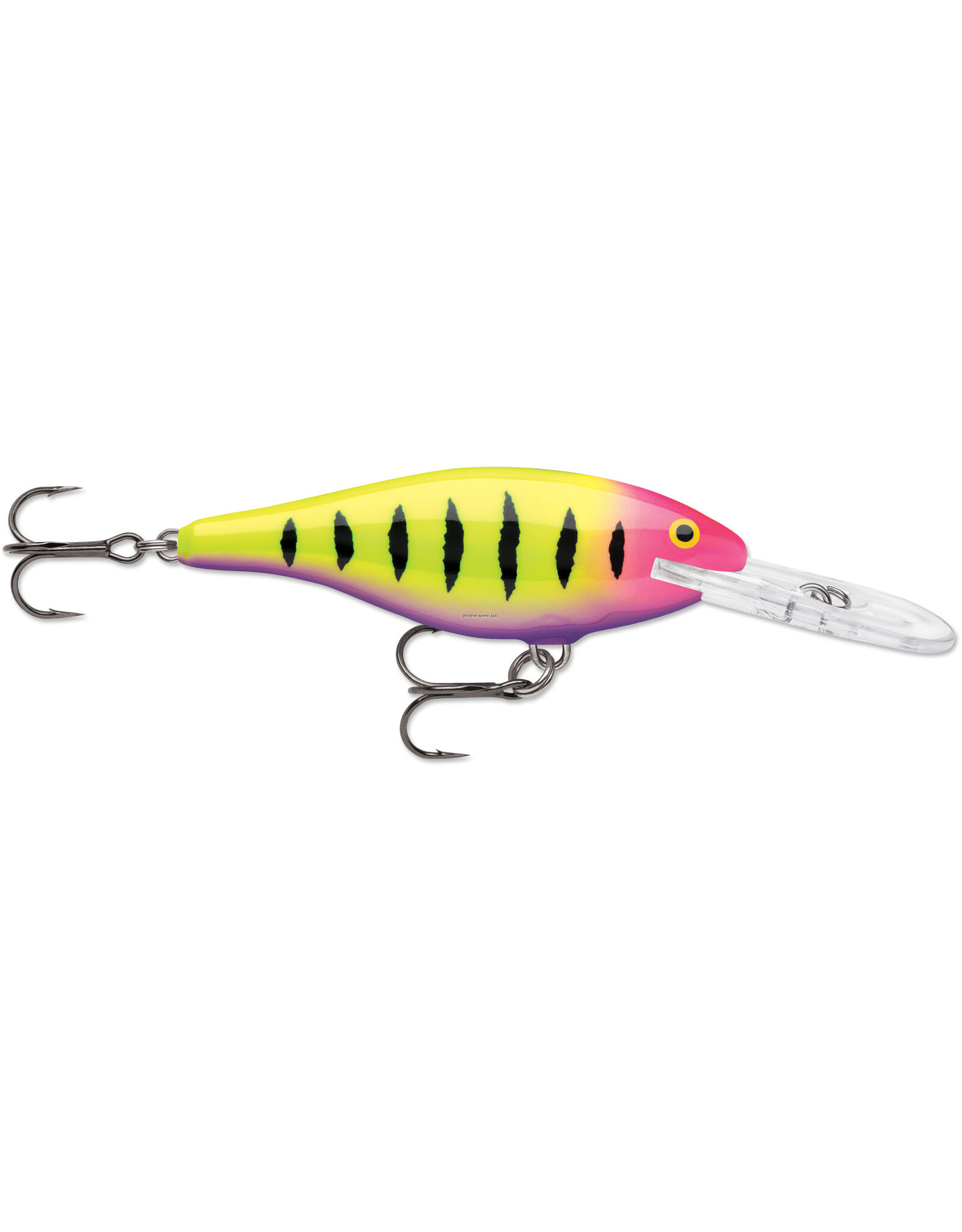 Rapala SR07HSP Shad Rap 07, 2 3/4", 5/16 oz, Running Depth 5' to 11', VMC #6 Treble Hooks, Headspin