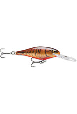 Rapala Rapala SR07DCW Shad Rap Crankbait, 2 3/4", 5/16 oz, Dark Brown Crawdad, Floating