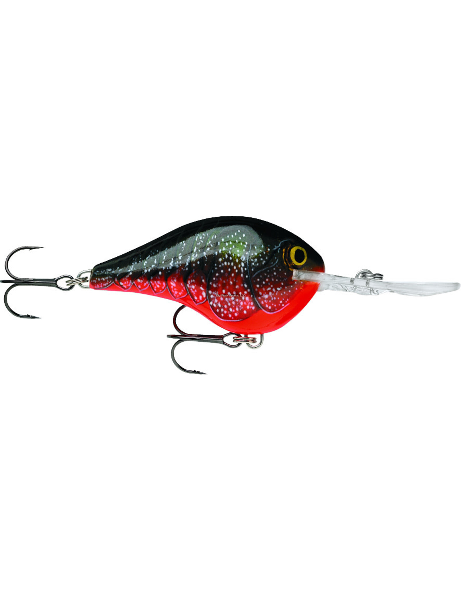 Rapala Rapala DT06RCW Dives-To 06 Crankbait, 2", 3/8 oz, Red Crawdad, Floating