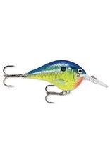 Rapala Rapala DT06PRT Dives-To 06 Crankbait, 2", 3/8 oz, Parrot, Floating
