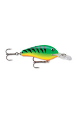 Rapala Rapala FR05FT Fat Rap Crankbait, 2", 5/16 oz, Firetiger, Floating