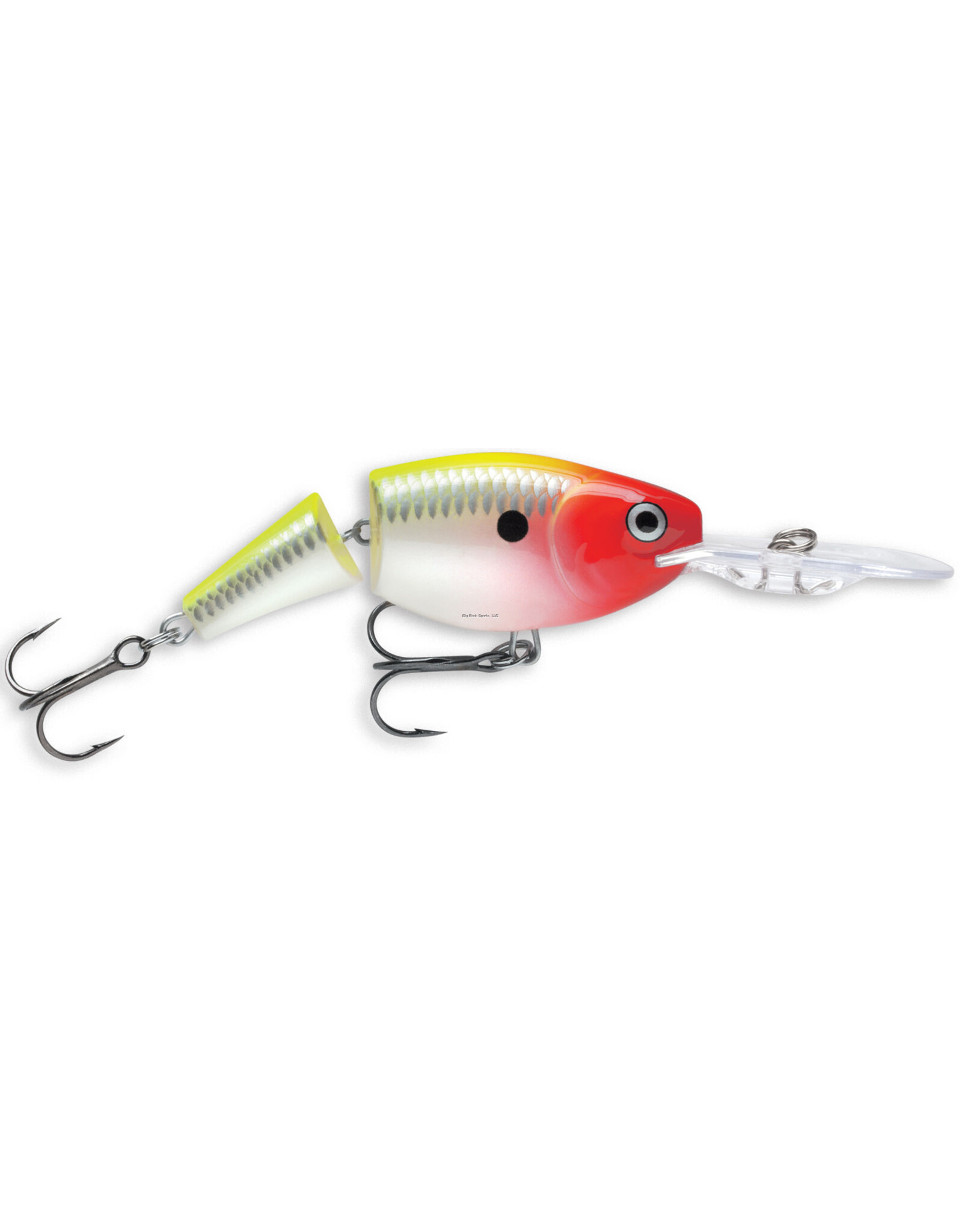 Rapala Rapala JSR05CLN Jointed Shad Rap Crankbait, 2", 1/4 oz, Clown, Floating