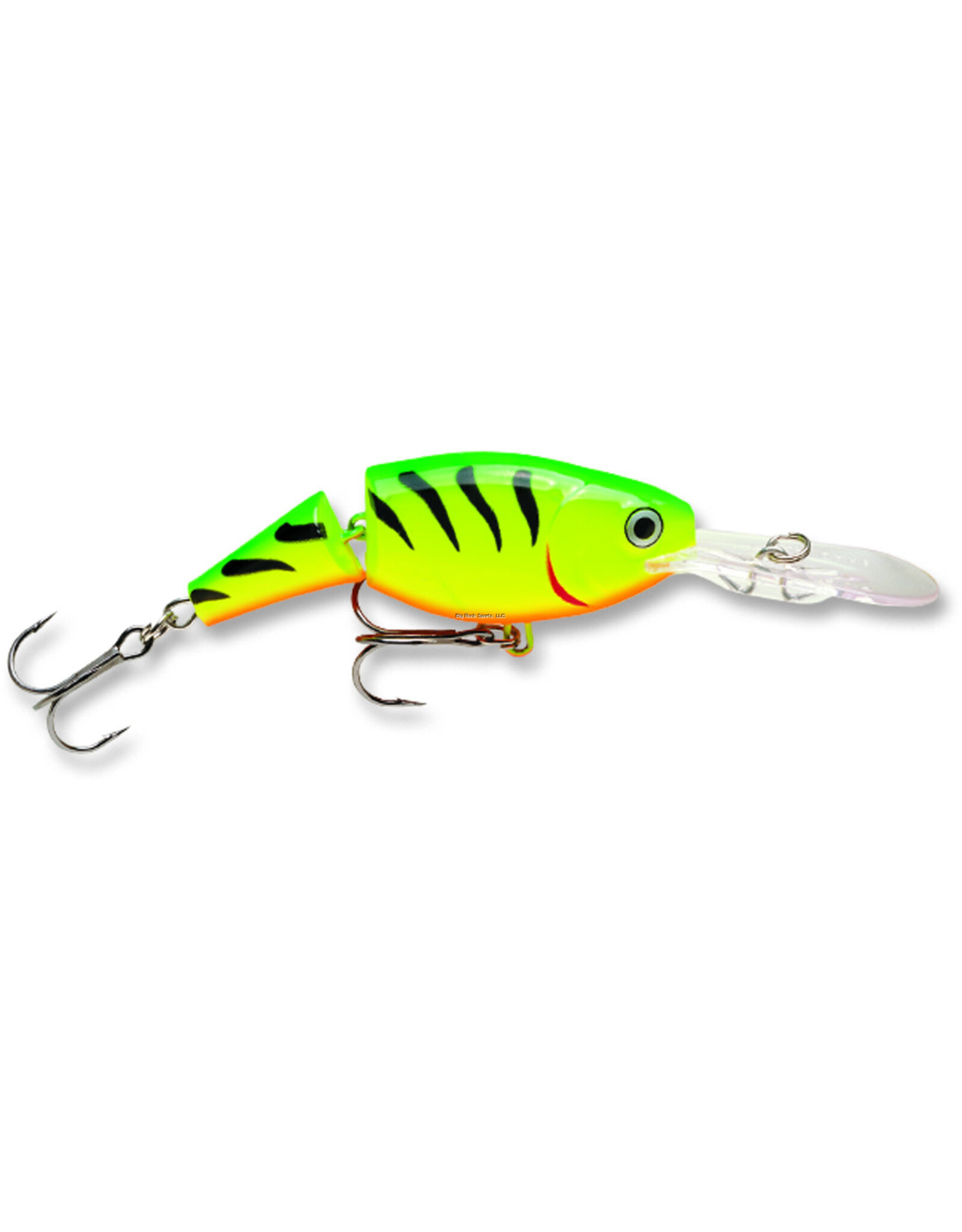Rapala Rapala JSR05FT Jointed Shad Rap Crankbait, 2", 1/4 oz, Firetiger, Floating