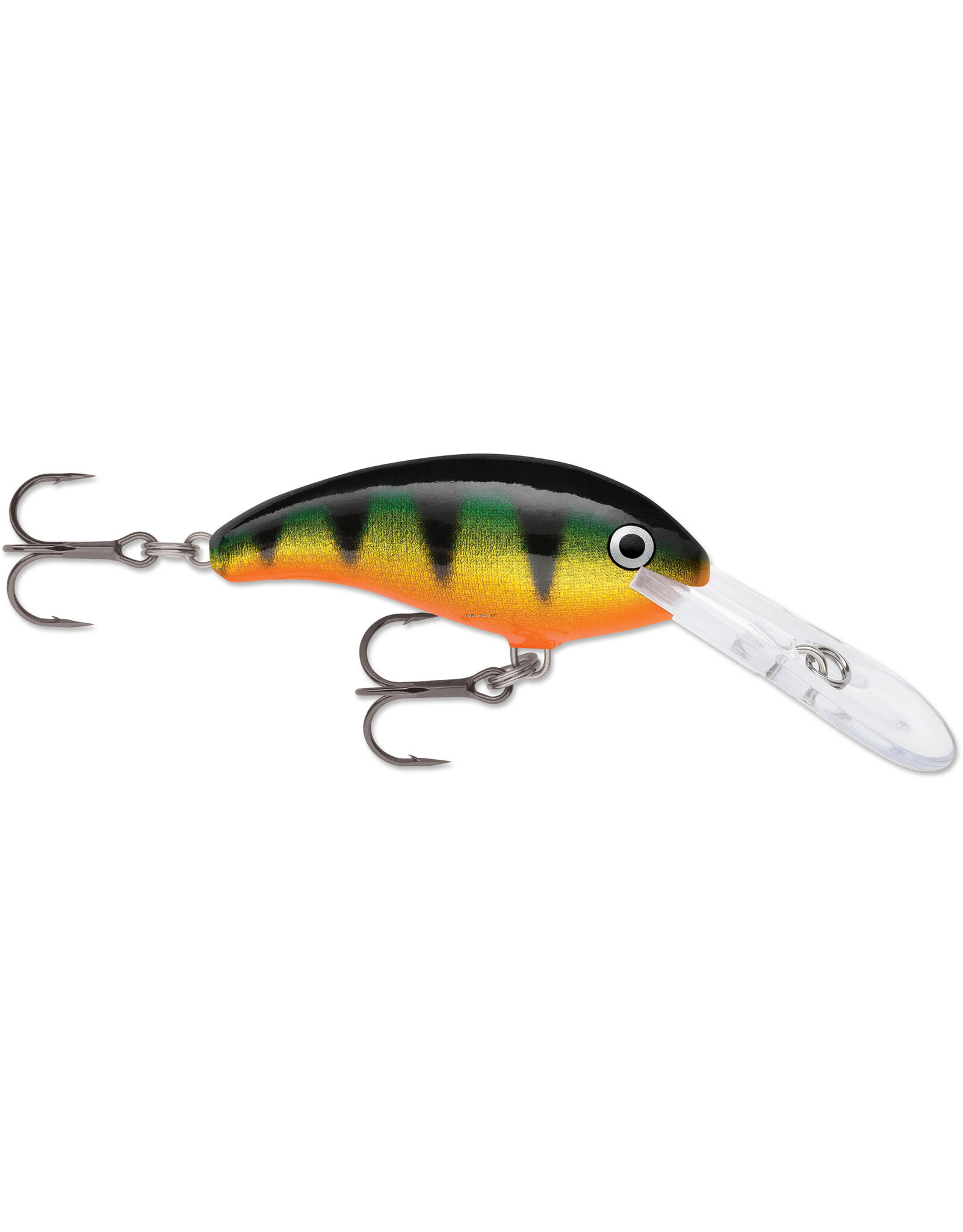 Rapala Rapala SDD07P Shad Dancer, Crankbait, Floating, 2-3/4", 9/16 oz, 9-14 Ft, #5 Hooks, Perch