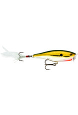 Rapala SP07GCH Skitter Pop Topwater Lure, 2 3/4", 1/4 oz, Gold Chrome, Floating