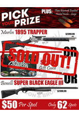 DRAW #1631 - Pick Your Prize - Marlin, Gift Card OR Benelli!
