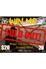DRAW #1632 - WIN ME - Realtree Rhino 180 Ground Blind