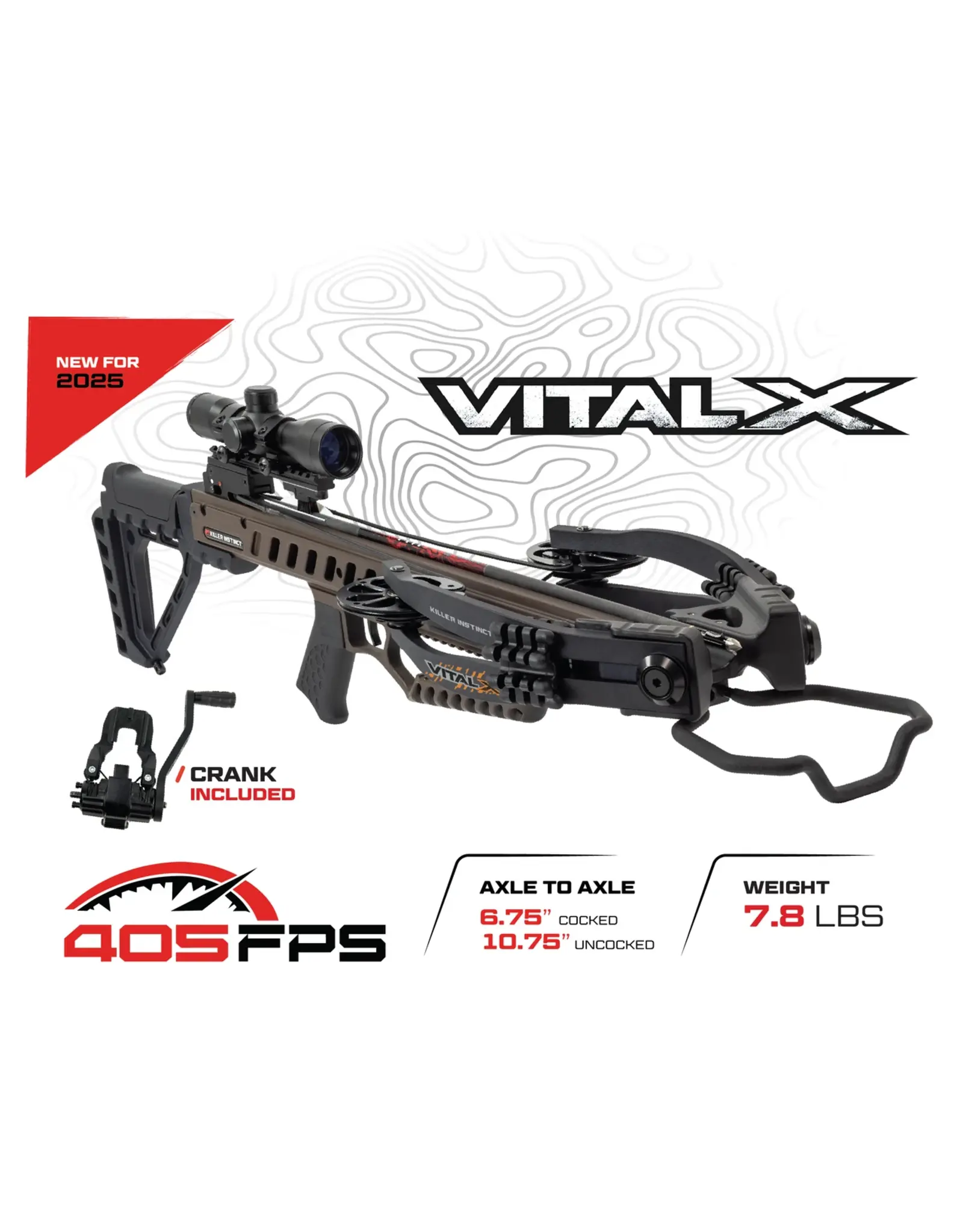 Killer Instinct VITAL-X™ CROSSBOW WITH DSC CRANK