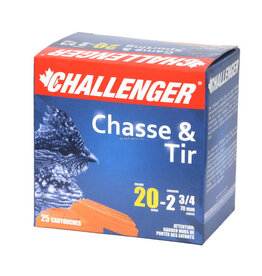Challenger Challenger Ammo 10045 Standard 1004 Shotshell 20 GA, 2-3/4 in, No. 5, 7/8 oz, 1250 fps, 25 Rnd per Box