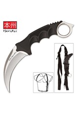 Honshu Honshu Karambit Silver with Shoulder Harness UC2977