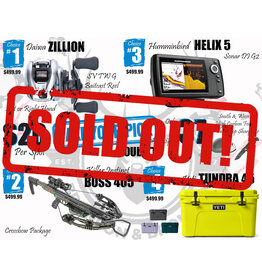 DRAW #1642 - Take Your Pick - Daiwa, Killer Instinct, Humminbird OR Yeti!