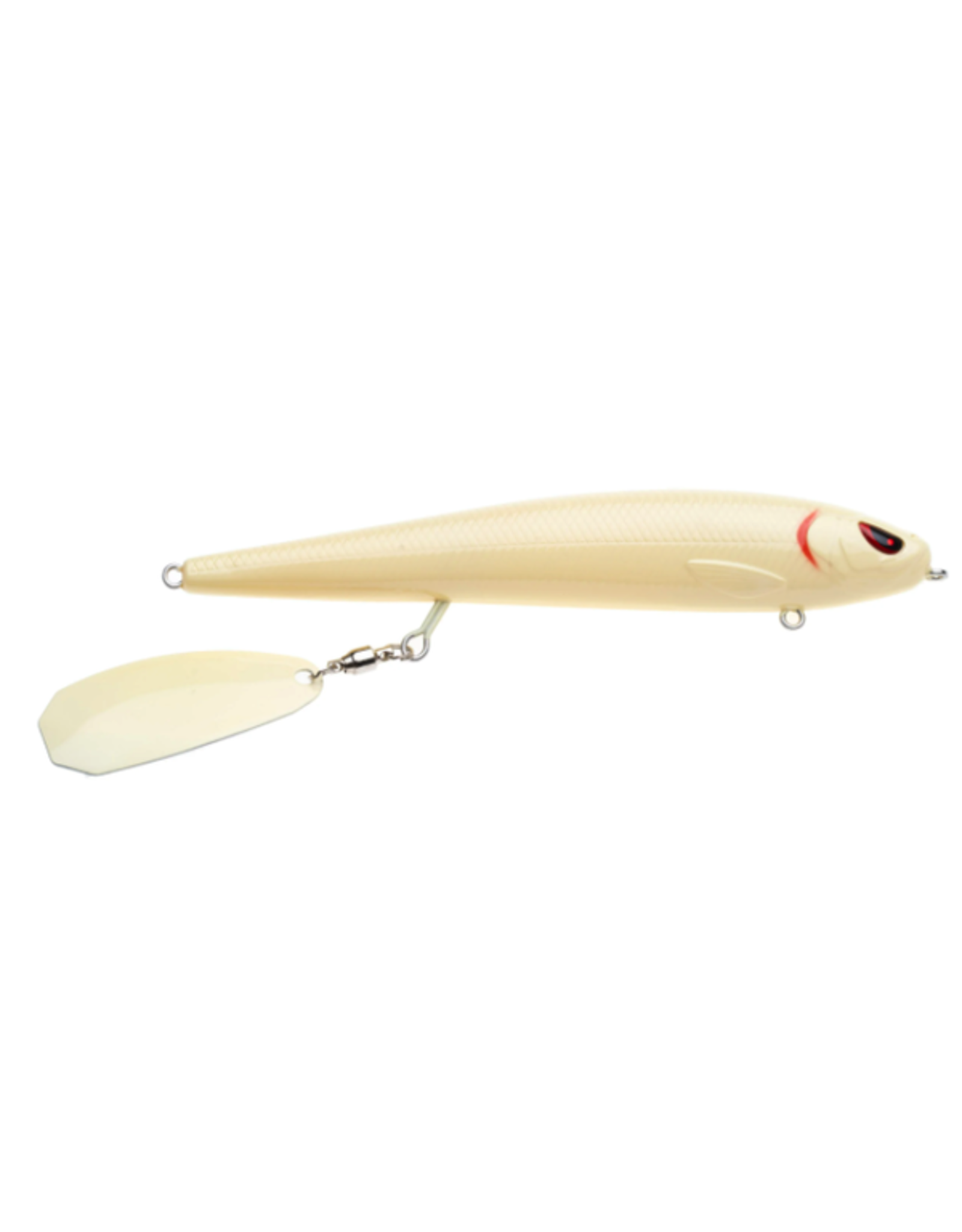 Freedom Lures Freedom Mischief Minnow HD Clacking Topwater 5.5" Bone