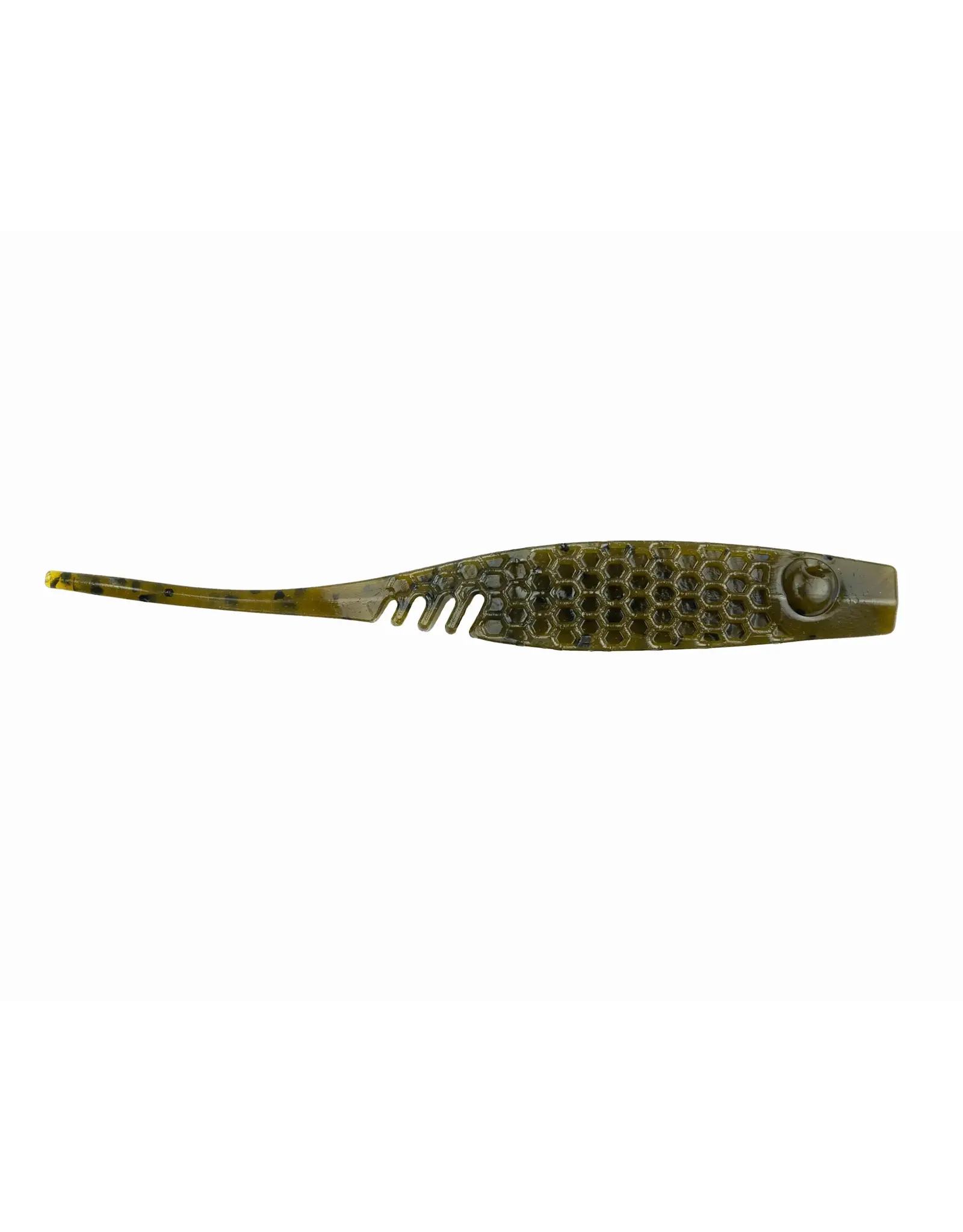 Netbait American Baitworks Netbait HEXTEK EKO SHAD 3" - Green Pumpkin