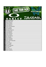 DRAW #1634 - Take Your Pick - Daiwa, Benchmade, Oakley OR Gift Card!