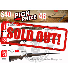 DRAW #1640 - Pick Your Prize - Beretta, Franchi OR Tikka!