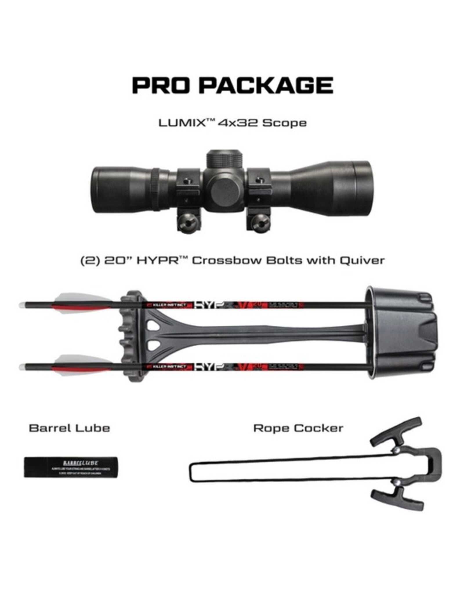 Killer Instinct Killer Instinct TEMPR-X Crossbow Pro Package