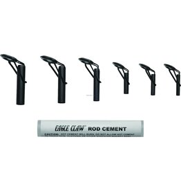 Eagle Claw Eagle Claw AHDRTK Heavy Duty & Standar Rod Tip Repair Kit Black 6 Tips & Glue