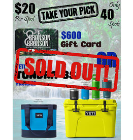 DRAW #1652 - Take Your Pick - YETI PACKAGE OR GIFT CARD!