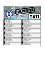 DRAW #1652 - Take Your Pick - YETI PACKAGE OR GIFT CARD!