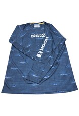 Hook & Tackle Hook & Tackle Offshore Long Sleeve Performance Fishing Shirt- Navy