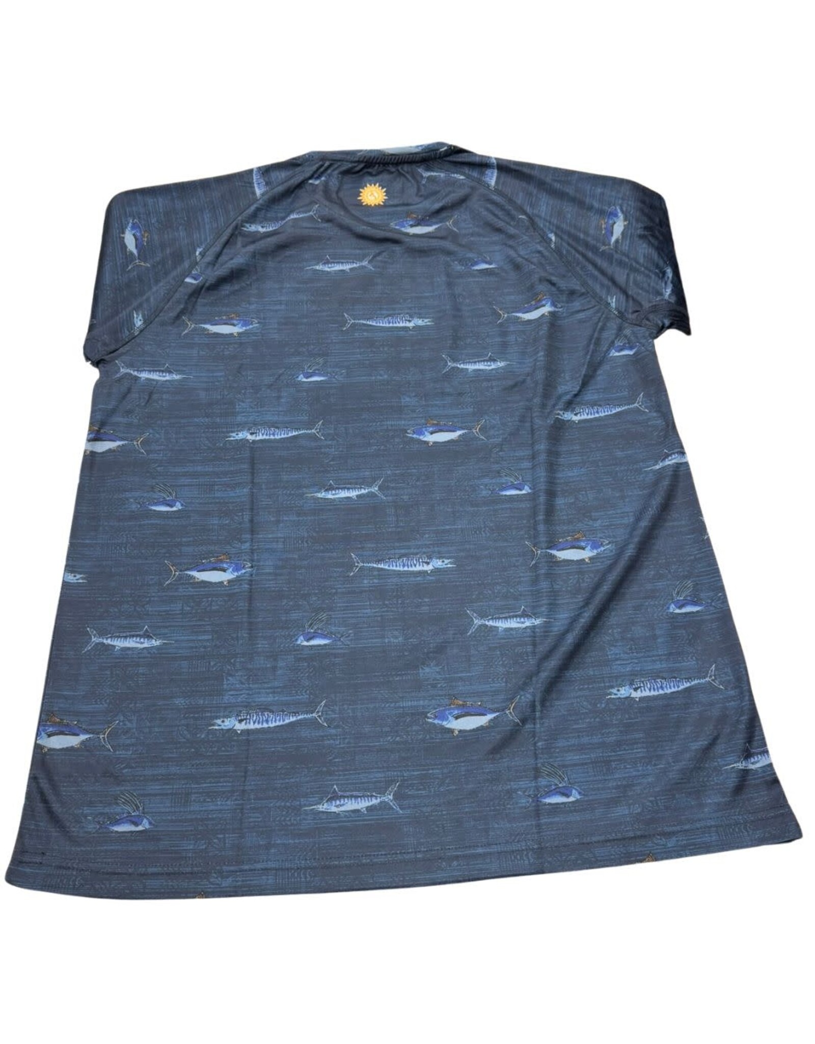 Hook & Tackle Hook & Tackle Offshore Long Sleeve Performance Fishing Shirt- Navy