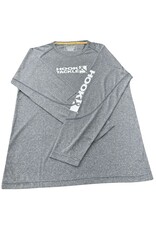 Hook & Tackle Hook & Tackle Rods & Hook Long Sleeve Performance Fishing Shirt- Char Heather M0135006L