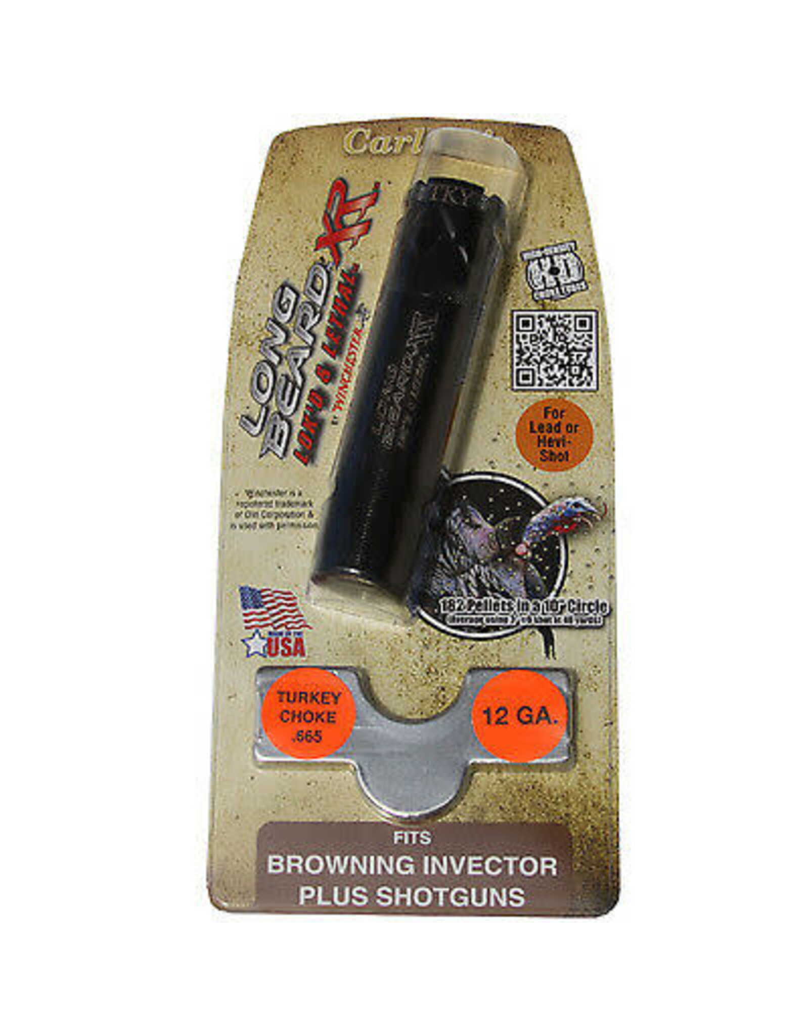 Carlson's Choke Tubes Carlson's Long Beard XR Turkey Choke .665 12GA - Fits Browning Invector Plus Shotguns 70140