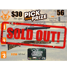 DRAW #1658 - Pick Your Prize - Tikka, Franchi OR Gift Card!