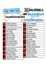 DRAW #1657 - Take Your Pick - Diamond, Caldwell, Steambow OR Humminbird!