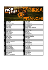 DRAW #1658 - Pick Your Prize - Tikka, Franchi OR Gift Card!