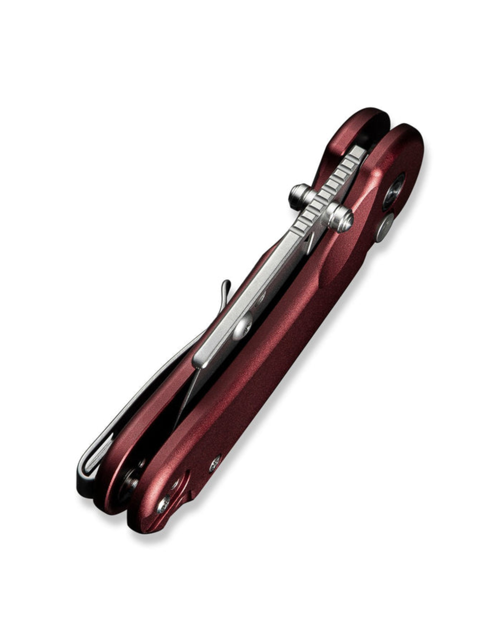 Civivi CIVIVI Knives Elementum Utility Button Lock Flipper Knife 2.26" 6Cr Replaceable Utility Blade, Burgundy Aluminum Handles, Reversible Clip - C23039B-5